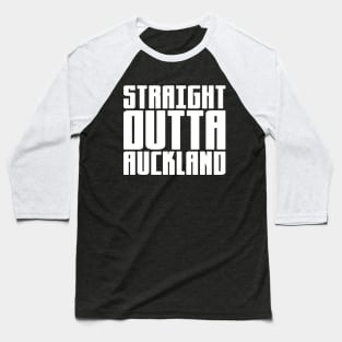 Straight Outta Auckland Baseball T-Shirt